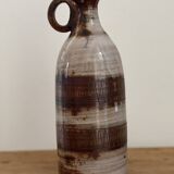 Jacques POUCHAIN stoneware bottle - Potter's workshop