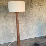 Wooden floor lamp