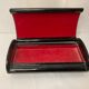 Old lacquered wood jewelry box Cambodia XXth