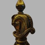 Ensemble de régence hollywoodienne grote tafellampen, design Paardenhoofd, Deknudt