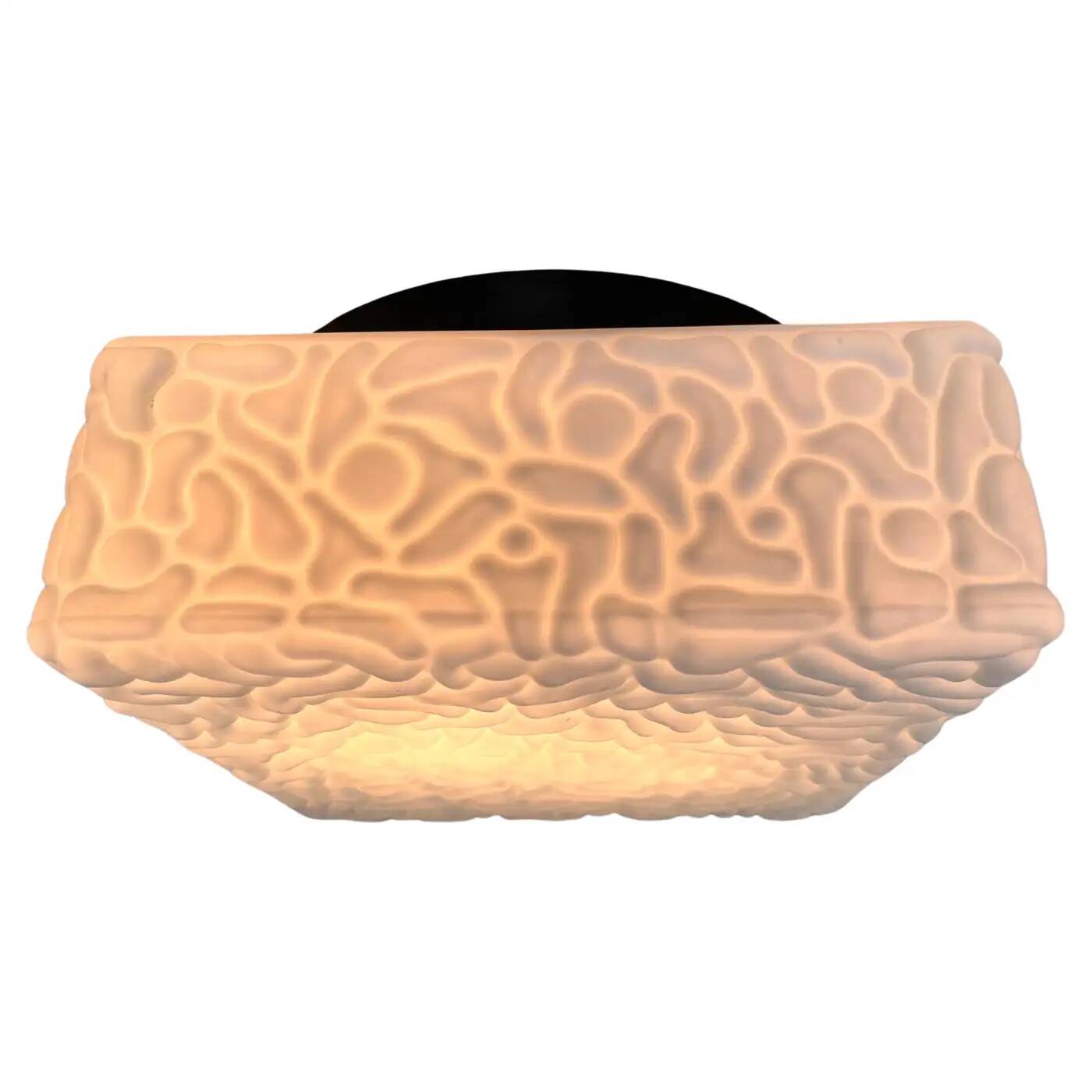 Midcentury wall or ceiling lamps, flushmount, 1970s - up to 15 pieces