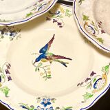 7 Longchamp plates m. Clery