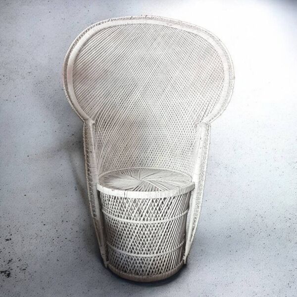 Fauteuil Emmanuelle en rotin