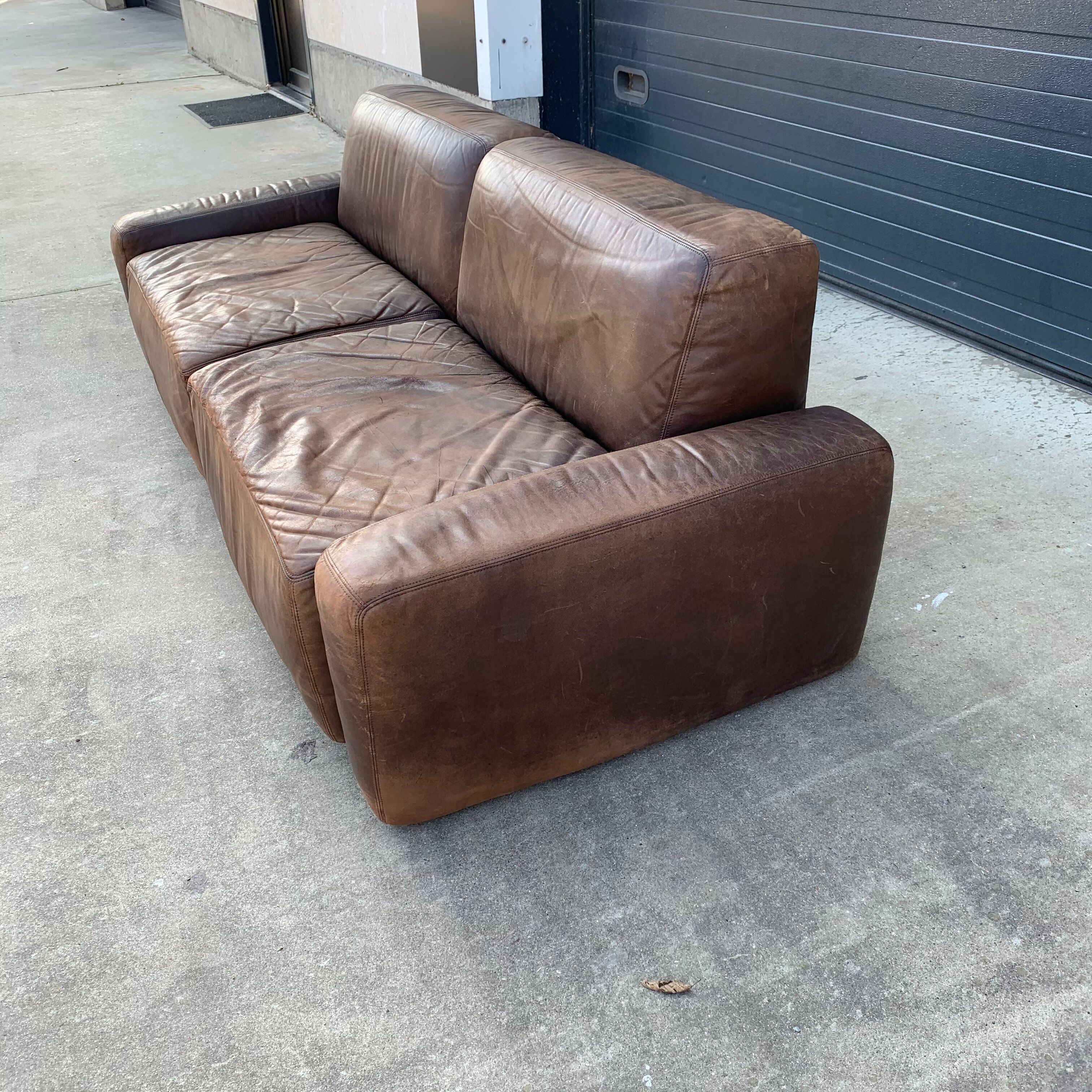 Leather sofa