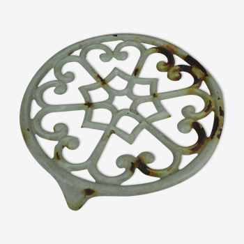 Old enameled trivet