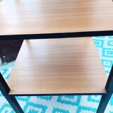 Serving table on casters