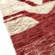 Moroccan Berber carpet Boujaad red and ecru 2,41 x 1.35 m