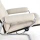 Ekornes Stressless 1970s armchair - very rare early model - new upholstered