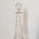 Carved glass decanter