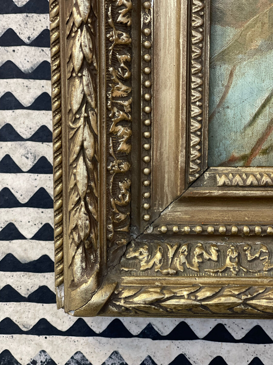 Old painting late eighteenth century