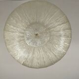 Murano glass chandelier, flying saucer circa 1980