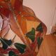 Tiffany-style stained glass pendant light
