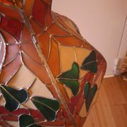 Tiffany-style stained glass pendant light