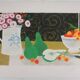 Yves Ganne: Still Life with Pears, original signed lithograph