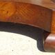 Console époque Restauration, style  Charles X en noyer avec marbre griotte