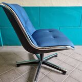 Blue Pollock Knoll armchair