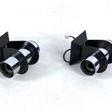 Targetti, pair of wall lamps model Elbow. Italy 1970s