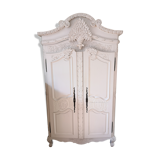 White painted Provencal cabinet