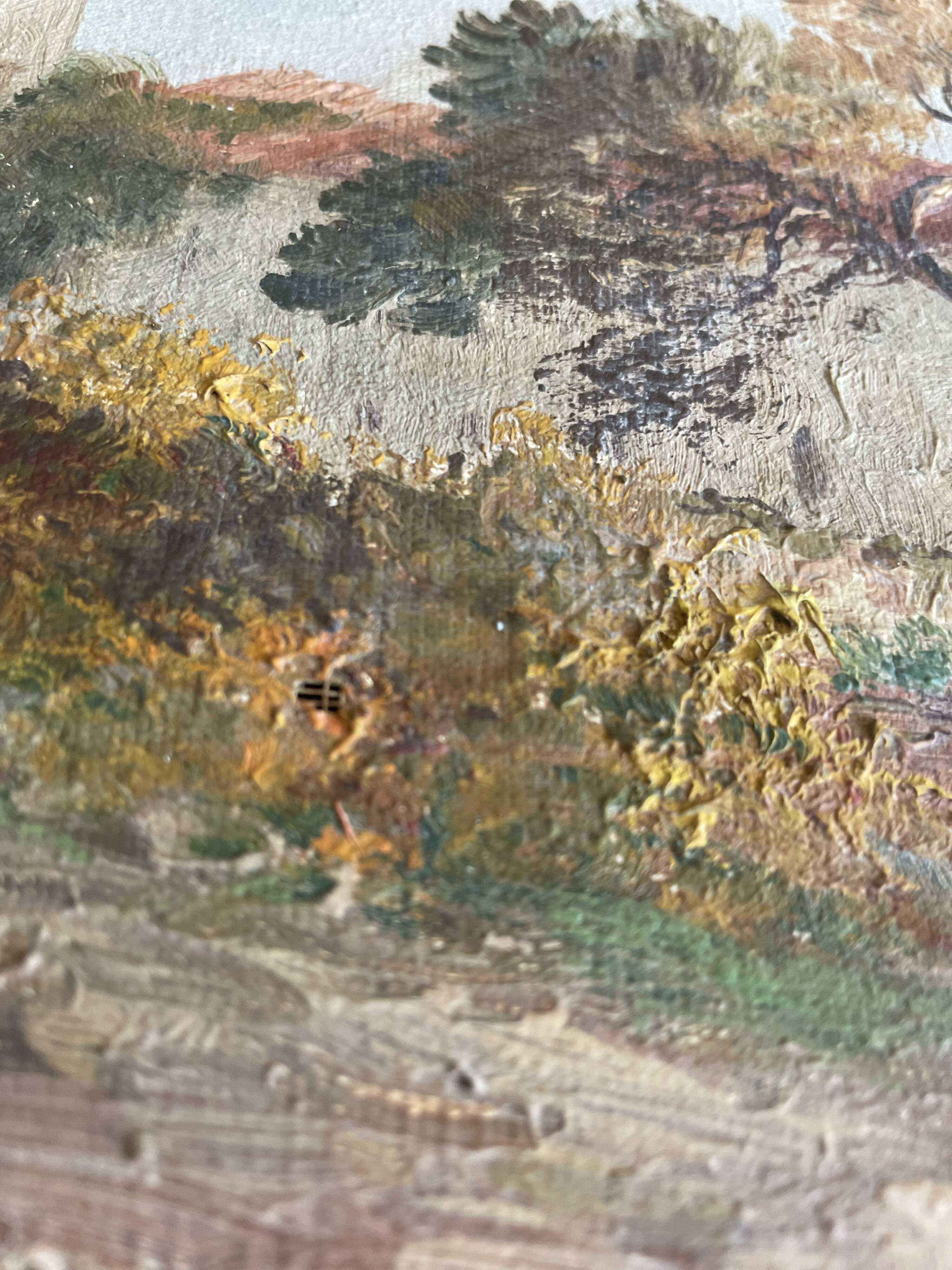 Huile sur toile paysage