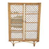 Rattan wardrobe