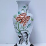 vintage peony decor lamp base