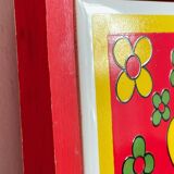 Vintage Red Plate Mat