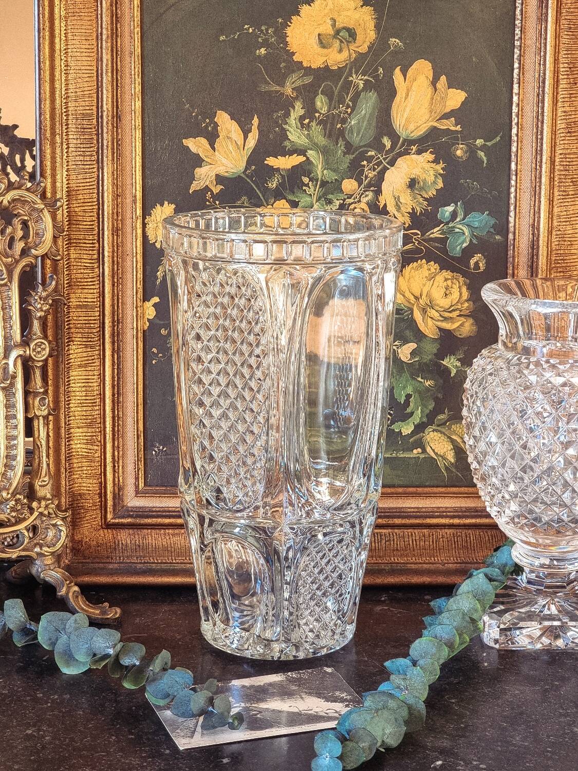 Oberglas crystal vase