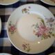 Dessert plates floral decoration Mehun France
