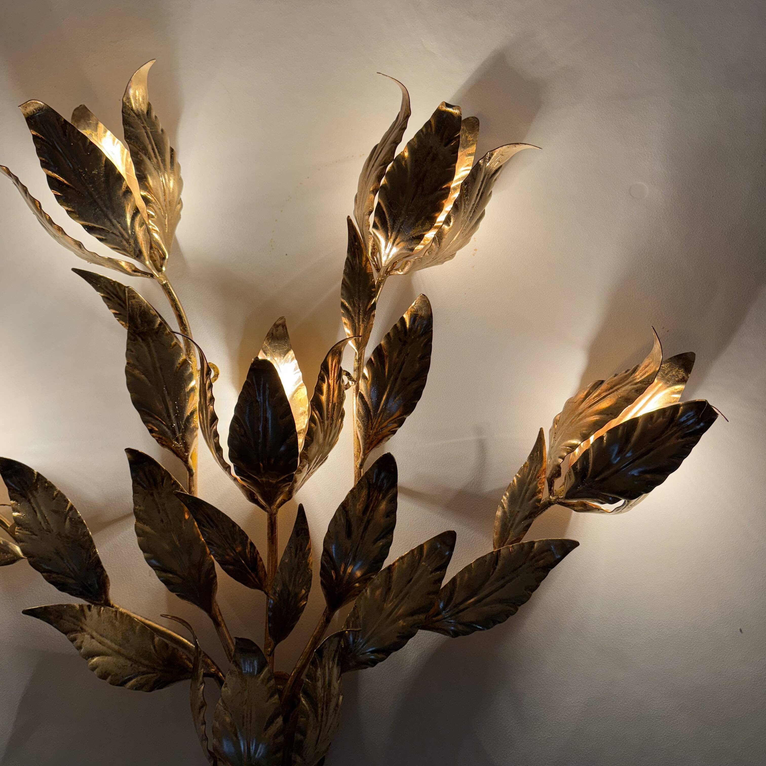 Vintage Hollywood Regency Wall Lamp sconce by Hans Kögl, 1960s