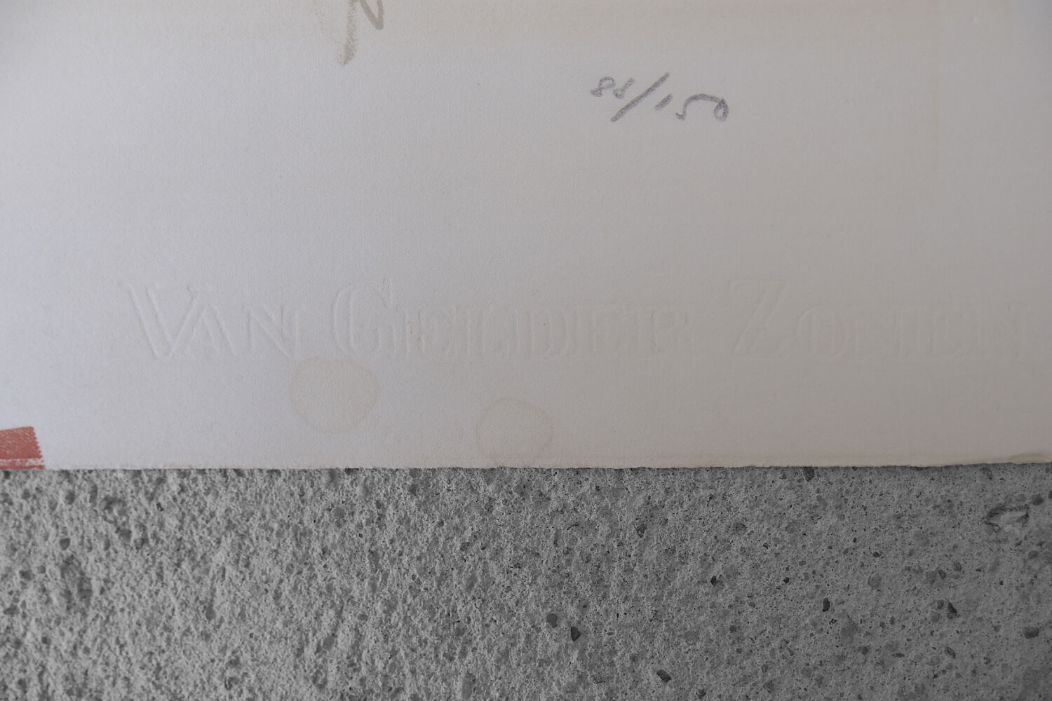 Color Lithography on Van Gelder Zonen Paper by Jörgen Fogelqvist, 1980s