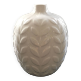 Vase blanc décor épis