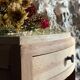Small Art Deco piece in solid walnut and marble - 1930s