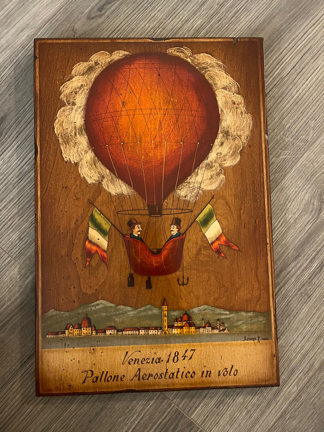 Painting on wood