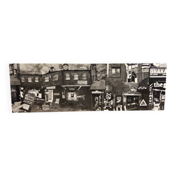 Large black and white artworks / photo collage (160x50)