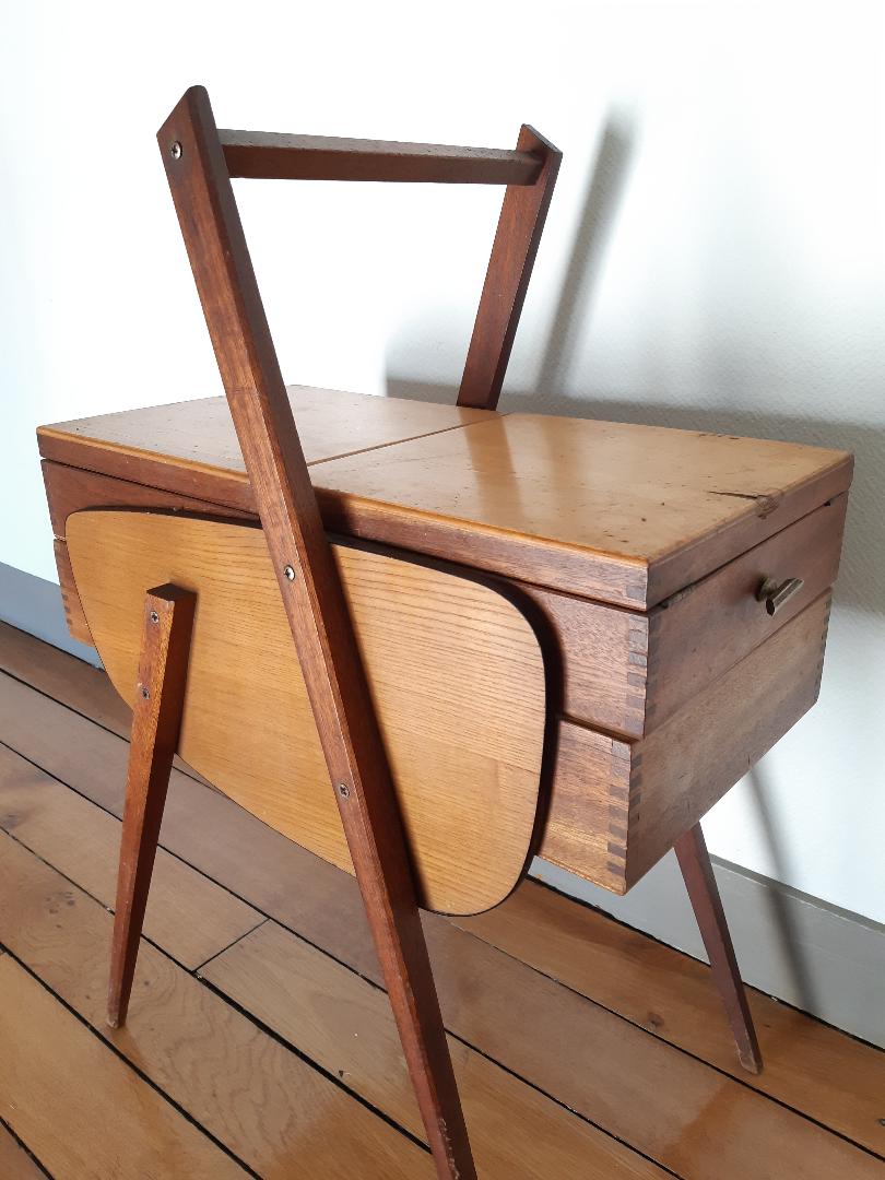 Vintage sewing basket