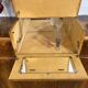 Art Deco English Burr Walnut Cocktail Sideboard – Circa 1930s  A stunning o