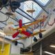 Lustre vintage enfant aviateur