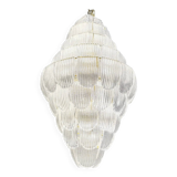 Luxury Imperial Transparent Diamanted Petals Murano Glass Chandelier – Simo