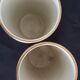 Pair of vases earthenware Keller Guérin Lunéville Periwinkle model