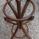Curved wooden parrot coat holder