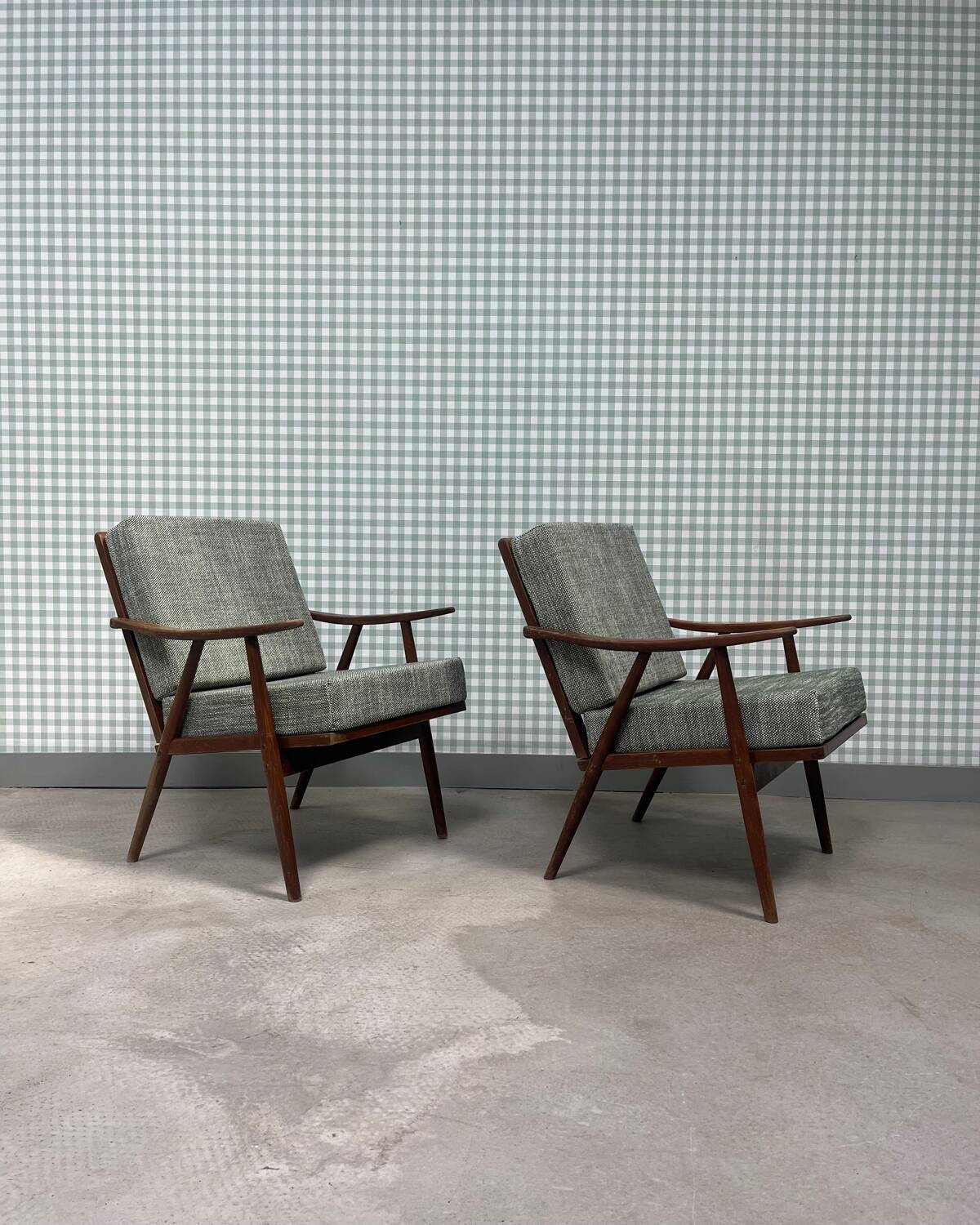 Paire de fauteuils scandinaves Thonet