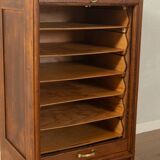 Unique Art Deco tambour cabinet from the 1930s