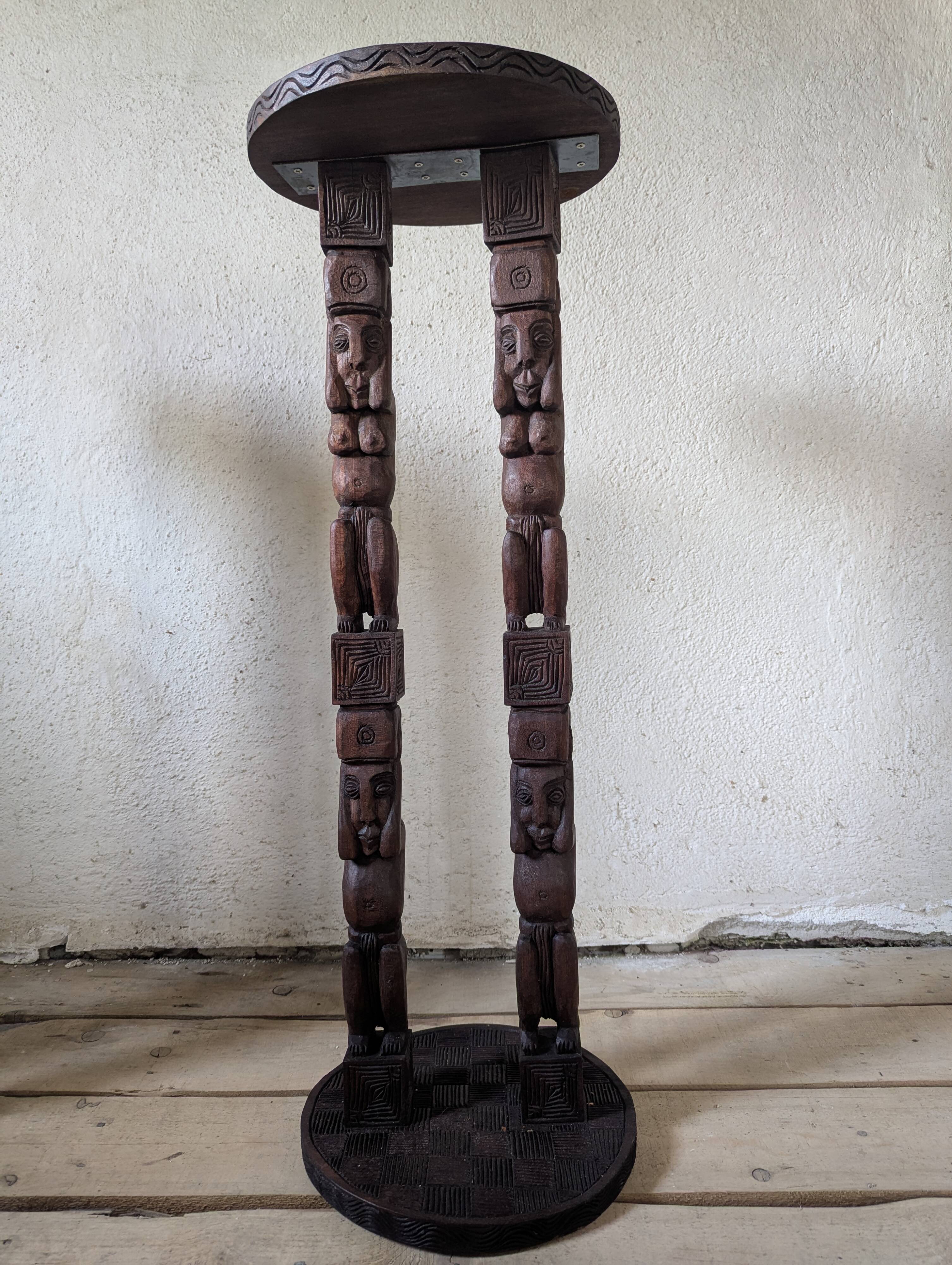 Pair of African stools