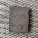 Dove pattern ceramic plate - matchbox - Mid 20th century