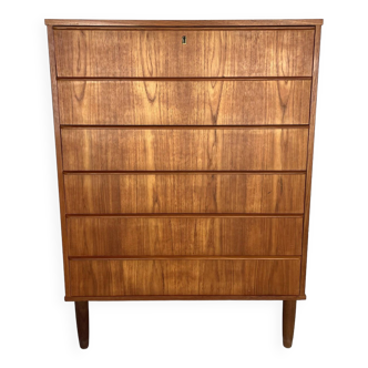 Vintage danish chest of drawers 1960's