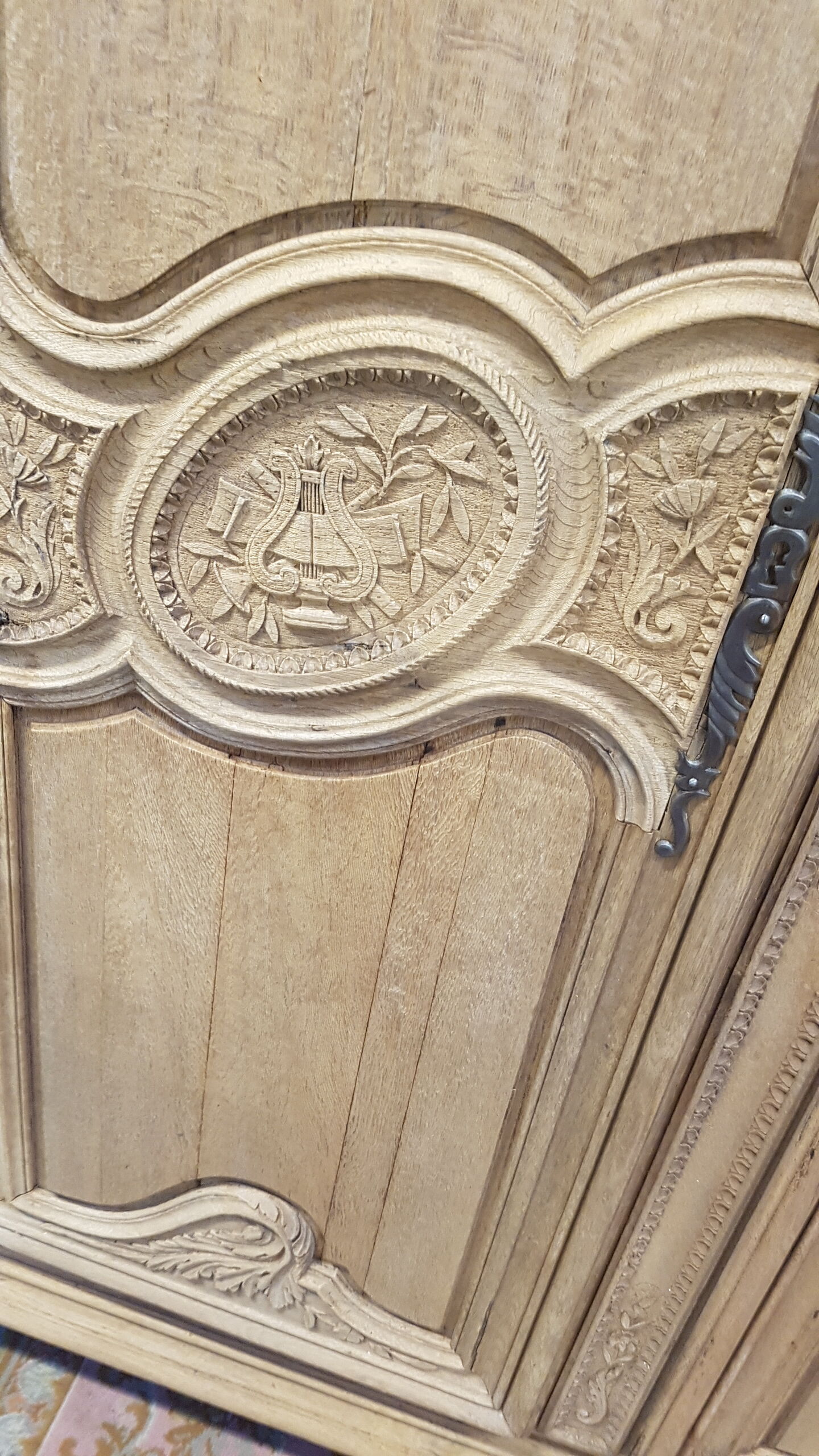 Old Norman wardrobe stripped