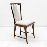Set of 6 Osvaldo Borsani Mid-Century Modern Italian Bouclè Dining Chairs