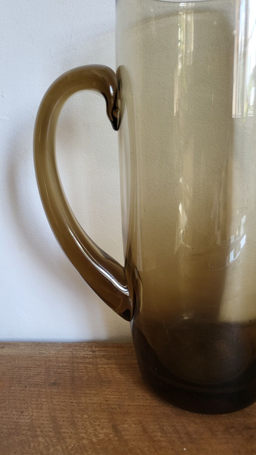 Amber glass jug/jug