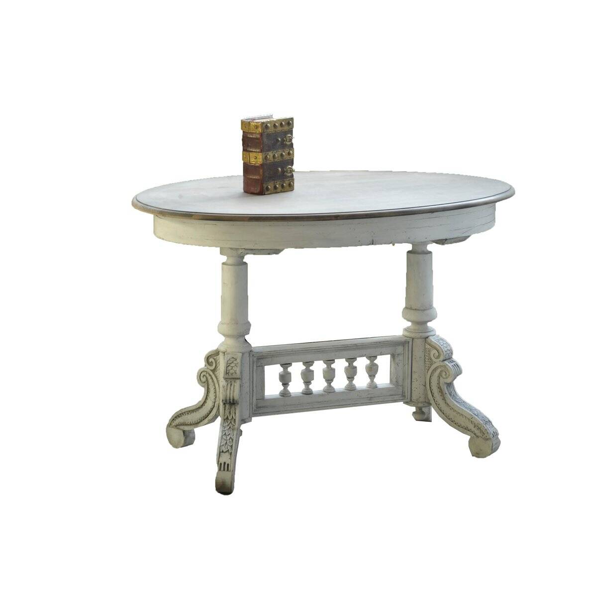 Table basse de salon de forme ovale, années 1800
