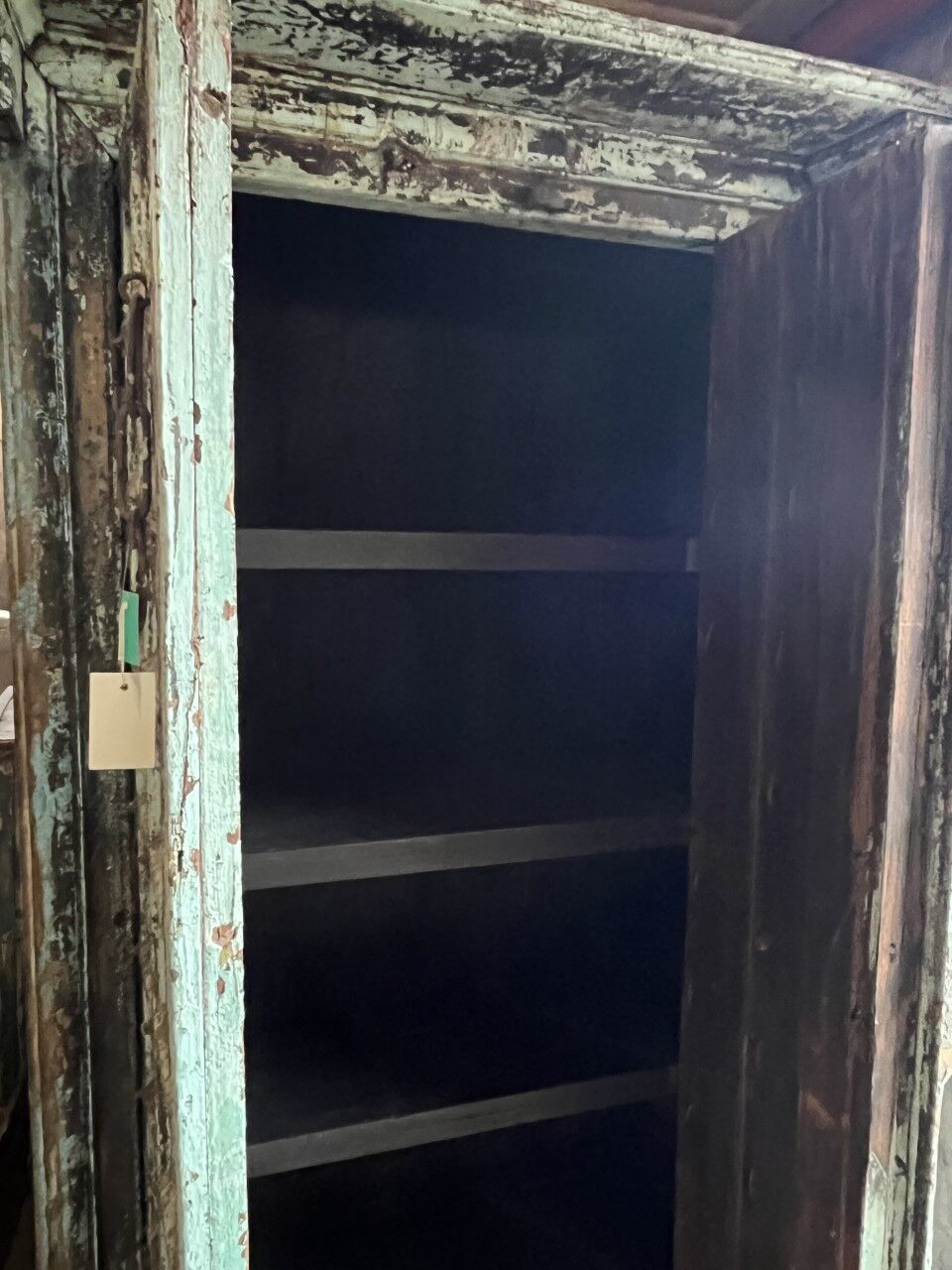 Indian cabinet 2 gridded doors